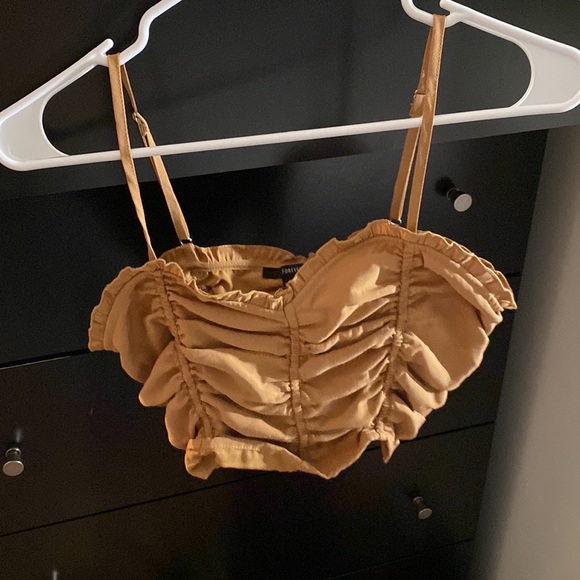 forever 21 brown women’s top - Picture 6 of 6